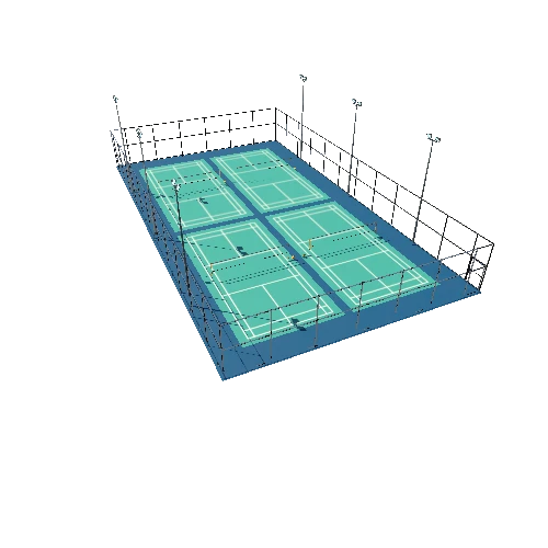 Badminton Court TypeA1 Triangulate15